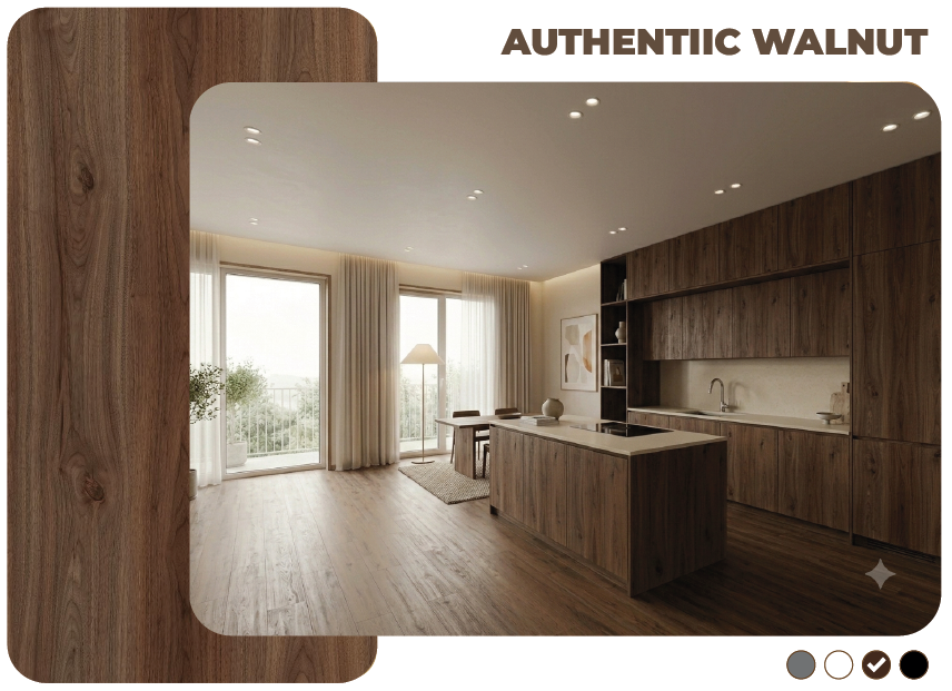 Authentiic walnut